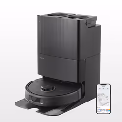 Roborock Qrevo Pro, Sacchetto per la polvere, Nero, Rotondo, 0,33 L, 63 dB, HEPA 11