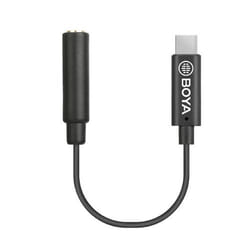 BOYA BY-K4 cavo audio 3.5mm USB tipo-C Nero
