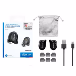 BOYA BY-AP1 Auricolare Wireless In-ear Musica e Chiamate Bluetooth Nero