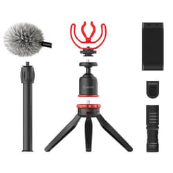 BOYA BY-VG330 treppiede Smartphone/fotocamera di azione 3 gamba/gambe Nero, Rosso