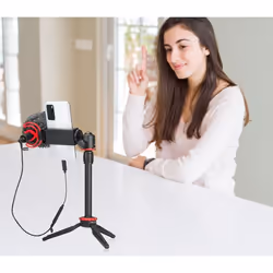 BOYA BY-VG330 treppiede Smartphone/fotocamera di azione 3 gamba/gambe Nero, Rosso