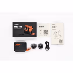 Hohem MIC-01-USBC microfono Nero Microfono a clip - Vista aggiuntiva 3