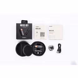Hohem MIC-01-LIGHT microfono Nero Microfono a clip - Vista aggiuntiva 3
