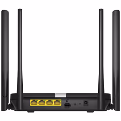 Cudy LT500 router wireless Fast Ethernet Dual-band (2.4 GHz/5 GHz) 4G Nero - Vista aggiuntiva 4