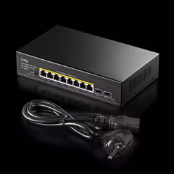 Cudy GS1008PS2 switch di rete Non gestito Gigabit Ethernet (10/100/1000) Supporto Power over Ethernet (PoE) Nero - Vista aggiuntiva 4