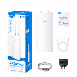 Cudy LT400 router wireless Fast Ethernet Banda singola (2.4 GHz) 4G Bianco - Vista aggiuntiva 6