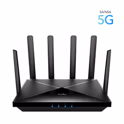 Cudy P5 router wireless Gigabit Ethernet Dual-band (2.4 GHz/5 GHz) 5G Nero - Vista aggiuntiva 5