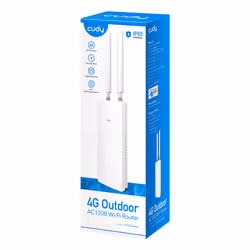 Cudy Indoor/Outdoor 4G Cat 6 AC1200 Wi-Fi Router, LT700 Outdoor 1.0 router wireless Gigabit Ethernet Dual-band (2.4 GHz/5 GHz) Bianco - Vista aggiuntiva 5