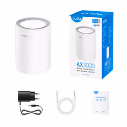 Cudy AX3000 Wi-Fi 6 Mesh 2.5G Solution Dual-band (2.4 GHz/5 GHz) Wi-Fi 6 (802.11ax) Bianco Interno - Vista aggiuntiva 5