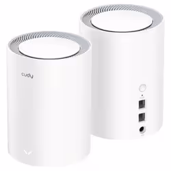 Cudy M3000(2-PACK) V2.0 sistema Wi-Fi Mesh Dual-band (2.4 GHz/5 GHz) Wi-Fi 6 (802.11ax) Bianco Interno - Vista aggiuntiva 2