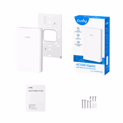 Cudy AC1200 Gigabit Wall-Plate Access Point 1167 Mbit/s Bianco - Vista aggiuntiva 5