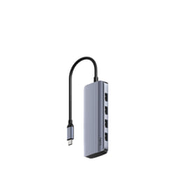 Cudy UH500 replicatore di porte e docking station per laptop USB 3.2 Gen 1 (3.1 Gen 1) Type-C Grigio, Argento