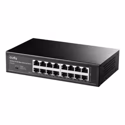 Cudy FS1016 switch di rete Fast Ethernet (10/100) Nero - Vista aggiuntiva 3