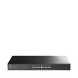 Cudy 16-Port Gigabit Cloud Easy-Managed Switch with 2 SFP, GS1016ES2 1.0 Gestito L2 Gigabit Ethernet (10/100/1000) Nero