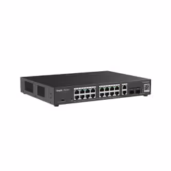 Ruijie Networks RG-ES220GS-P switch di rete Gestito L2 Gigabit Ethernet (10/100/1000) Supporto Power over Ethernet (PoE) Nero - Vista aggiuntiva 3