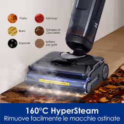 Tineco FLOOR ONE S7 Stretch Steam Lavapavimenti Aspirapolvere a Vapore Senza Fili, 140℃ HyperSteam, Design reclinabile a 180° , Design Anti-groviglio, Auto-pulizia FlashDry, Fino a 80 min di autonomia - Vista aggiuntiva 3