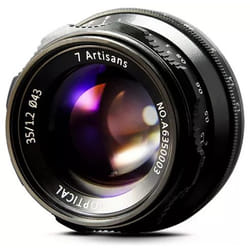 7Artisans 495556 obiettivo per fotocamera MILC Obiettivi standard Nero