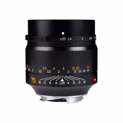 7Artisans 75mm F1.25 MILC Obiettivo full-frame Nero