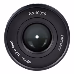 7Artisans 60 mm f/2.8 MKII MILC Teleobiettivo macro Nero - Vista aggiuntiva 5