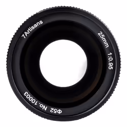 7Artisans A009B-X obiettivo per fotocamera MILC/SRL Obiettivo ampio Nero - Vista aggiuntiva 4