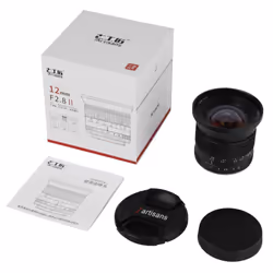 7Artisans A603B-II 12mm F2.8 MKII MILC/SRL Obiettivo ultra-ampio Nero - Vista aggiuntiva 5