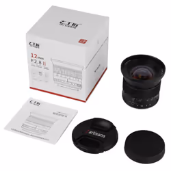 7Artisans A601B-II 12mm F2.8 MKII MILC/SRL Obiettivo ultra-ampio Nero - Vista aggiuntiva 4