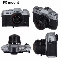 7Artisans A012B-X obiettivo per fotocamera MILC/SRL Obiettivo fish-eye ampio Nero - Vista aggiuntiva 4