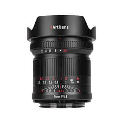 7Artisans 9mm f/5.6, Canon R MILC Obiettivo ultra-ampio Nero