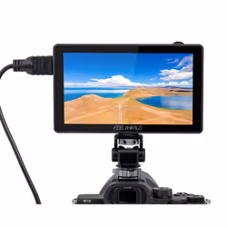 Feelworld LUT5 monitor per fotocamere 14 cm (5.5") Nero 1920 x 1080 Pixel Retroilluminazione a LED Touch screen - Vista aggiuntiva 3