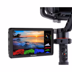 Feelworld FW568 V3 monitor per fotocamere 15,2 cm (6") Nero 1920 x 1080 Pixel Retroilluminazione a LED Touch screen - Vista aggiuntiva 2