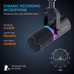 Feelworld PM1-AS microfono Nero Microfono per podcast - Vista aggiuntiva 5