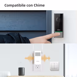 Imou DB60 Kit - Videocampanello da 5Mp a batteria con suoneria da interno supplementare - Vista aggiuntiva 5