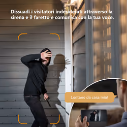 Imou Versa Telecamera 2MP Wi-Fi da interno/esterno con sirena e faretto - Vista aggiuntiva 7