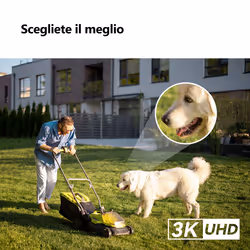 Imou Cruiser 2C 2K (3MP) - Telecamera Wi-Fi Esterno Motorizzata 360° - Visione Notturna a Colori, IP66, Tracciamento Intelligente, Rilevamento Umano con Faretto e Sirena, Audio Bidirezionale - Vista aggiuntiva 7