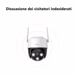 Imou Cruiser 2C 3K (5MP) - Telecamera Wi-Fi Esterno Motorizzata 360° - Visione Notturna a Colori, IP66, Tracciamento Intelligente, Rilevamento Umano con Faretto e Sirena, Audio Bidirezionale - Vista aggiuntiva 8