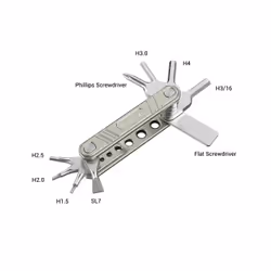SmallRig 2713 pinza multiuso Tascabile 9 strumenti Argento - Vista aggiuntiva 5
