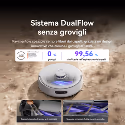 NARWAL FREO Z10 ULTRA (WHITE) aspirapolvere robot 2,5 L Sacchetto per la polvere Bianco - Vista aggiuntiva 6