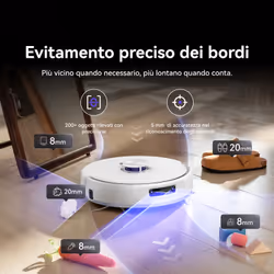 NARWAL FREO Z10 ULTRA (WHITE) aspirapolvere robot 2,5 L Sacchetto per la polvere Bianco - Vista aggiuntiva 7