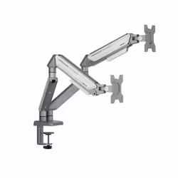 Anda Seat Stealth II Duo 81,3 cm (32") Scrivania Argento, Bianco - Vista aggiuntiva 2