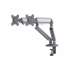 Anda Seat Stealth II Duo 81,3 cm (32") Scrivania Argento, Bianco - Vista aggiuntiva 3