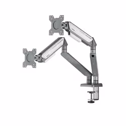 Anda Seat Stealth II Duo 81,3 cm (32") Scrivania Argento, Bianco - Vista aggiuntiva 5