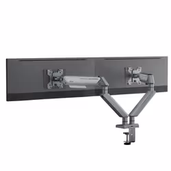 Anda Seat Stealth II Duo 81,3 cm (32") Scrivania Argento, Bianco - Vista aggiuntiva 8