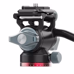 Ulanzi U-190 testa per treppiede Nero 1/4, 3/8" Fluido - Vista aggiuntiva 3