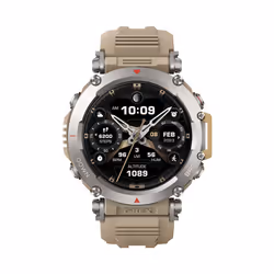 Amazfit T-Rex Ultra Cachi, Acciaio inox Wi-Fi GPS (satellitare)