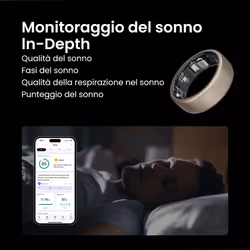 Amazfit Helio Ring Anello intelligente con activity tracker Titanio - Vista aggiuntiva 7