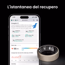 Amazfit Helio Ring No Anello intelligente con activity tracker Titanio - Vista aggiuntiva 6
