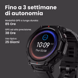 Amazfit T-Rex 3 Pro 3,81 cm (1.5") AMOLED 48 mm Digitale 480 x 480 Pixel Touch screen Oro Wi-Fi GPS (satellitare) - Vista aggiuntiva 2