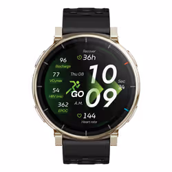 Amazfit Active 3 3,35 cm (1.32") AMOLED Digitale 466 x 466 Pixel Touch screen Oro GPS (satellitare) - Vista aggiuntiva 2