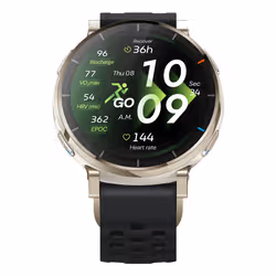 Amazfit Active 3 3,35 cm (1.32") AMOLED Digitale 466 x 466 Pixel Touch screen Oro GPS (satellitare) - Vista aggiuntiva 5