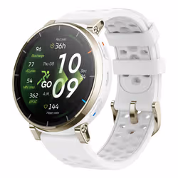Amazfit Active 3 3,35 cm (1.32") AMOLED Digitale 466 x 466 Pixel Touch screen Oro GPS (satellitare) - Vista aggiuntiva 3